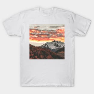 Mountains, Landscape Photography, Forest Art, Nature Photography T-Shirt